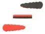 CHERNOBYL ANT FOAM BODIES hotfly - 10 pc. red black - 25 mm