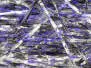 XXL PREDATOR BRUSH hotfly - silver black barred - 100 mm - purple