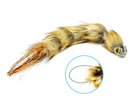 Articulated XXL Pike & Taimen Streamer 25 cm Brown