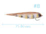 Weighted HP Minnow Streamer Baitfish V2 BL