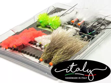 Selección moscas hotfly ESTANQUE ESSENTIAL V1 - 12...