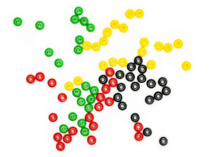 GIANT GLASS BEADS hotfly - 4,5 mm
