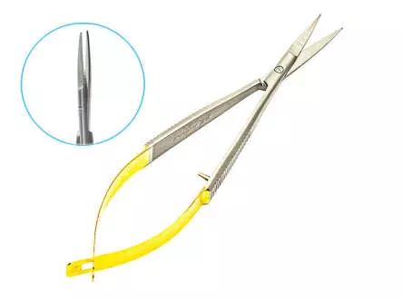Tijera SPRING SCISSORS GOLD hotfly - 4.50"