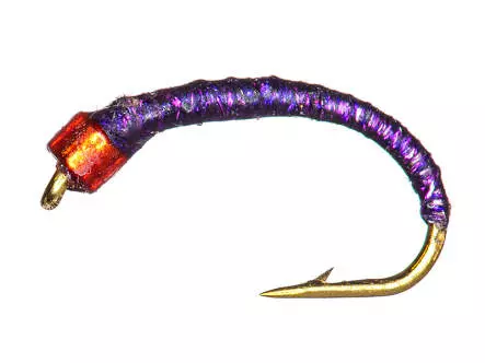 Camolera Corégono GLITTER PURPLE MINIBEAD