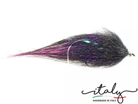 Trout Streamer Craftfur TG Black Purple