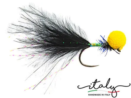 Shiny Marabou Booby Black