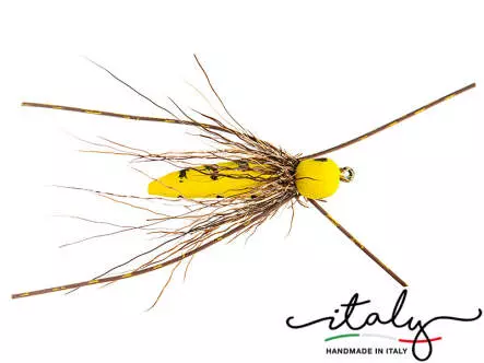 Legged Foam Hopper Yellow