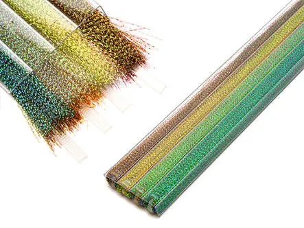 KRYSTAL FLASH PRO hotfly - 4 colour box - 420 mm - olive brown mix