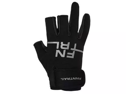 Guantes de pesca de neopreno finntrail NEOSENSOR graphite