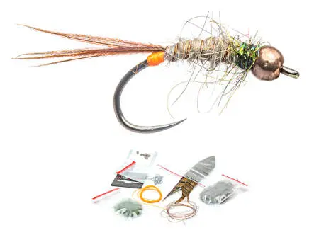 Kit montaje moscas - Hotspot nymph