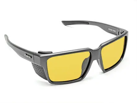 Gafas polarizadas FISHER BLACK MATT aqua - yellow