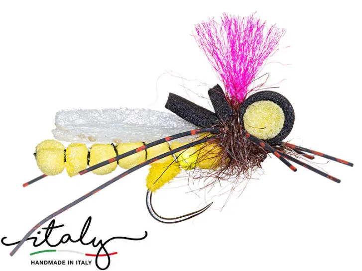 Hi-Viz Honey Bee Spinfly - 0,55 g - 3 cm - anzuelo tam. 8