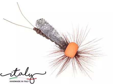 Giant Brown Stonefly Spinfly - 0,80 g - 4 cm - anzuelo...