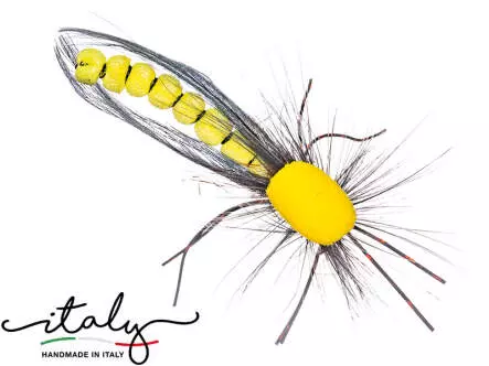 Giant Yellow Stonefly Spinfly - 0,80 g - 4 cm - anzuelo...