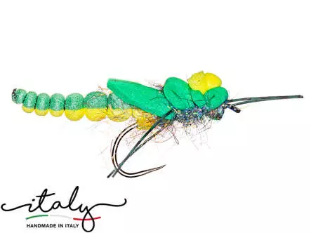 Dragonfly Larva Spinfly - 0,85 g - 5 cm - anzuelo tam. 6