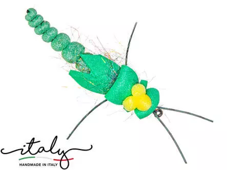 Dragonfly Larva Spinfly - 0,85 g - 5 cm - anzuelo tam. 6