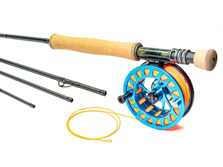 Combo De Caña Y Carrete De Pesca Con Mosca Maxcatch 2/3WT - Ultra Ligero, Para Agua Dulce