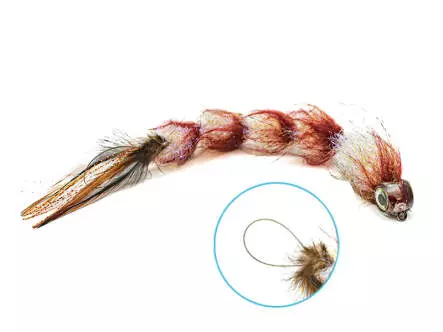 Articulated XXL Pike & Taimen Streamer 25 cm Brown