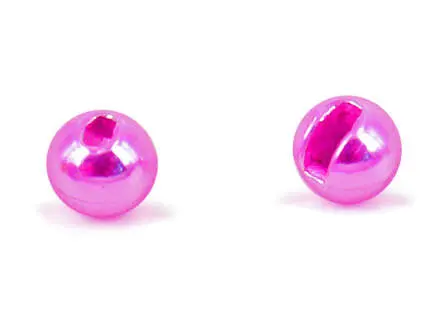 Bolas tungsteno con ranura - METALLIC DARK PINK - 100 pcas.