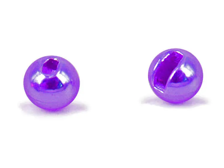 Bolas tungsteno con ranura - METALLIC PURPLE - 100 pcas. - 3,0 mm