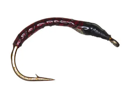 Camolera Corégono - Fluorocar. 0,18 mm - EVO CLARET + BLACK RIB 14