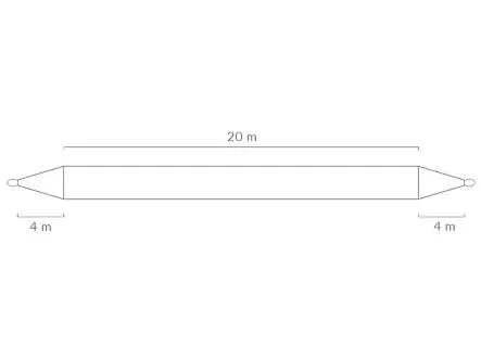 Línea mosca CLASSIC DT (Double Taper) flotante