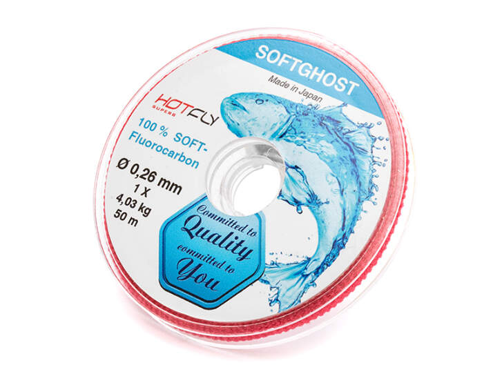 Soft Fluorocarbono SOFTGHOST para tippet - 50 m