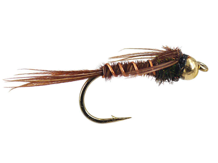3 Ninfas Cabeza Dorada Caddis Pupa, Ideal Para Trucha Y Arco Ris